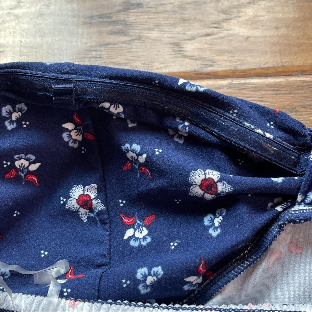 No Boundaries strapless red white & blue floral mini dress size XL (jrs) - Picture 8 of 13